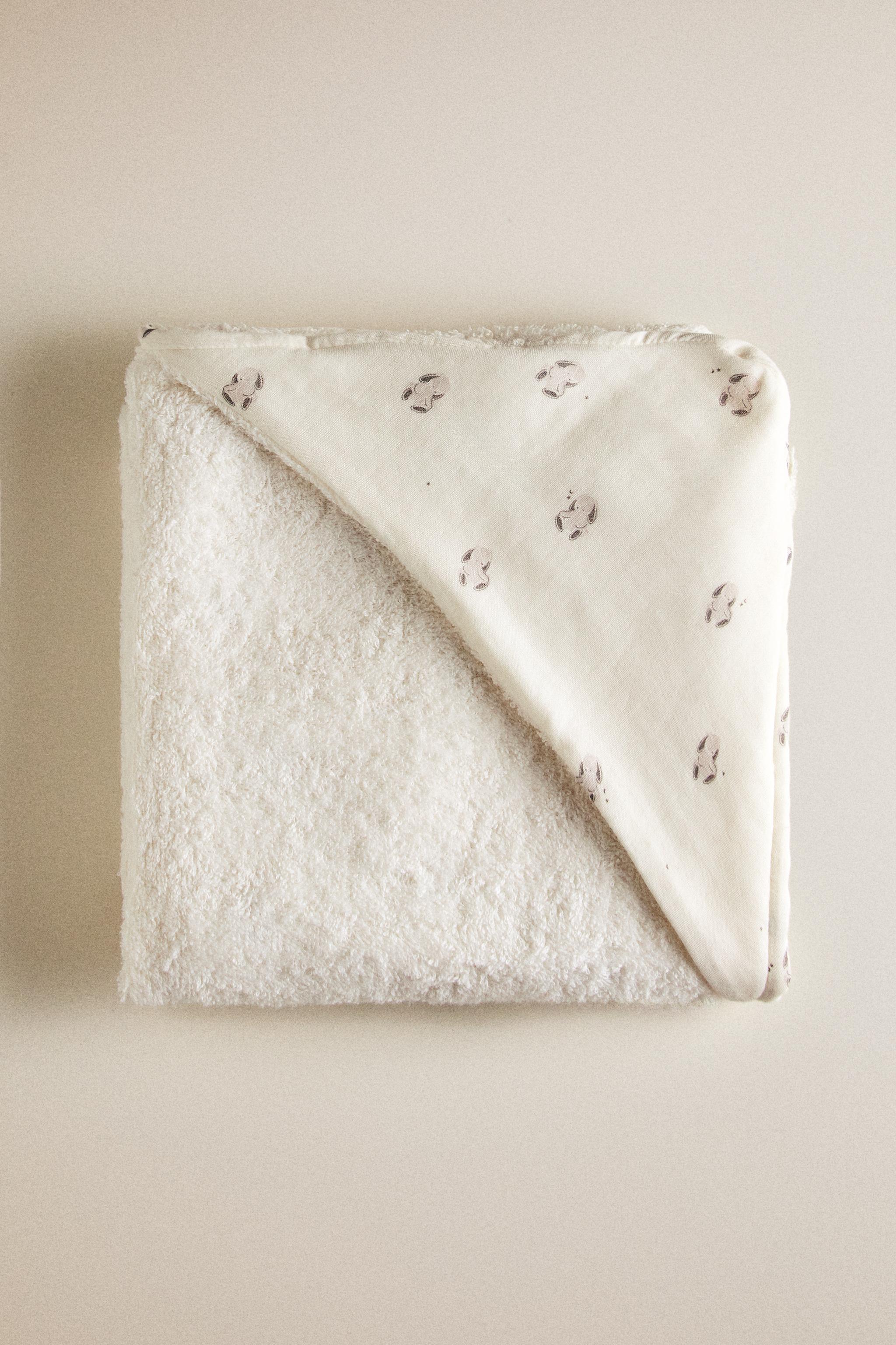 BUNNY HOODED BABY TOWEL